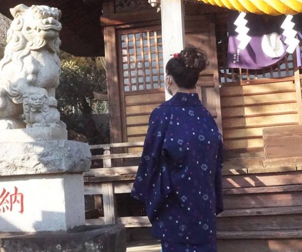 お正月の着物