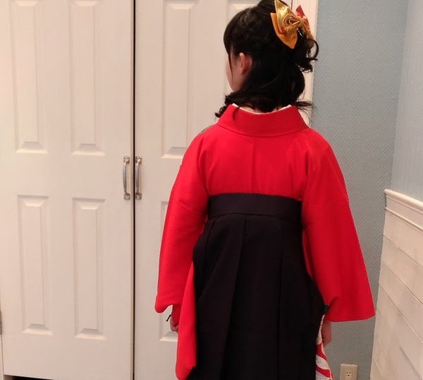 小学校卒業式 着物と袴