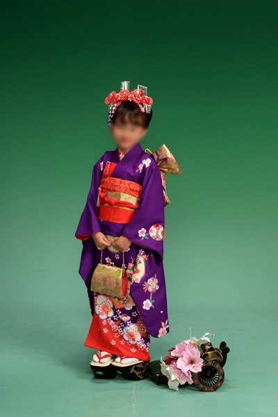 京都 丸竹 七五三 畳表 ぽっくり 下駄 七歳 7歳 女児 20cm - 七五三