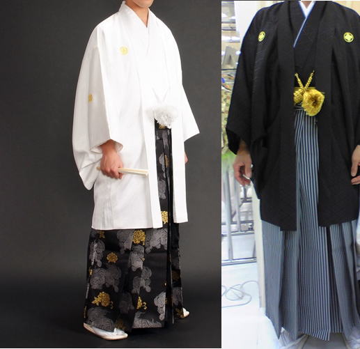 小学生卒業式の男の子・十三参りの紋付袴【お祝いの着物】