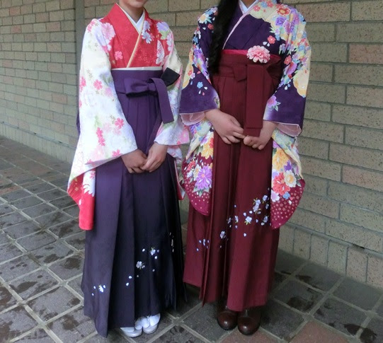 小学校卒業式　着物と袴のレンタル